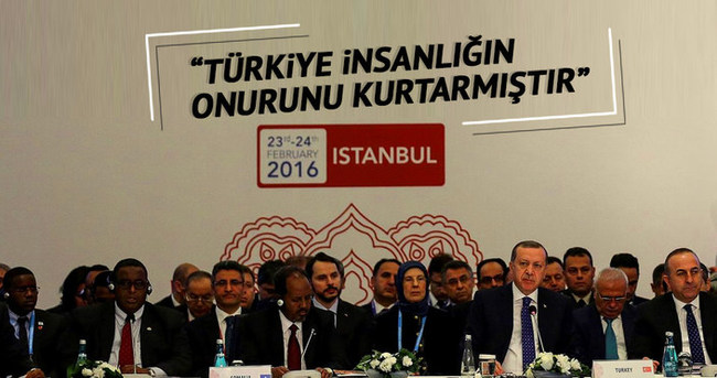 Erdoğan: Türkiye insanlığın onurunu kurtarmıştır
