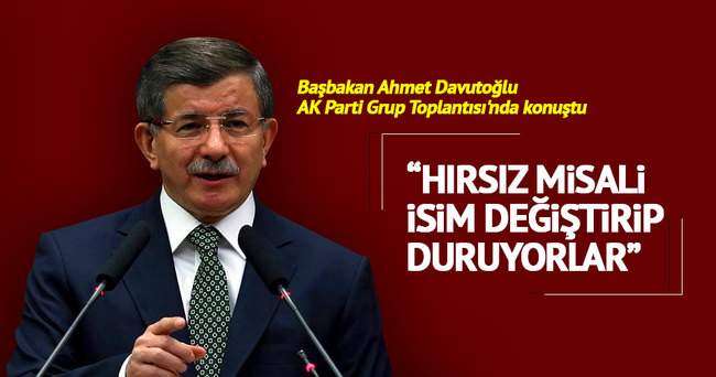 Başbakan Davutoğlu grup konuşmasında partililere seslendi!