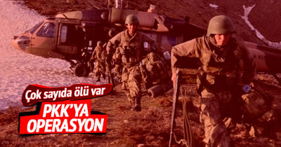 PKK’ya operasyon çok sayıda ölü var