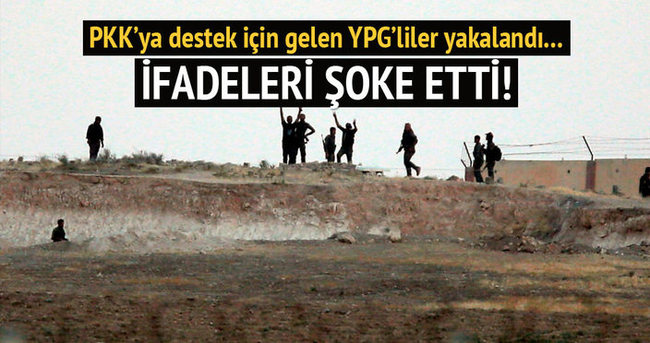 PKK’lılara desteğe giden YPG’liler yakalandı