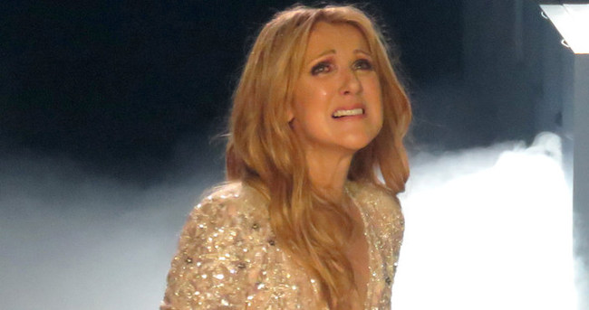 Celine Dion gözyaşlarına boğuldu