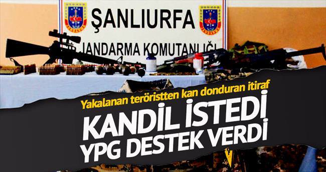 Kandil istedi, YPG destek verdi