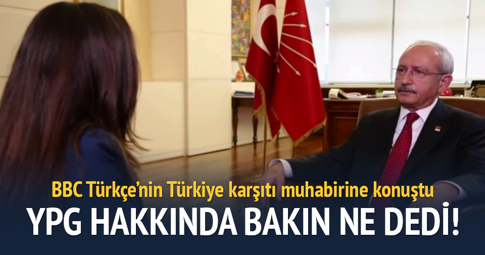 Kılıçdaroğlu YPG sorusuna net yanıt veremedi