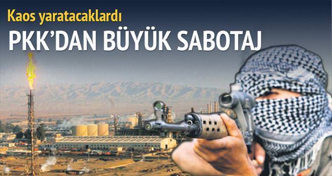 PKK’dan büyük sabotaj