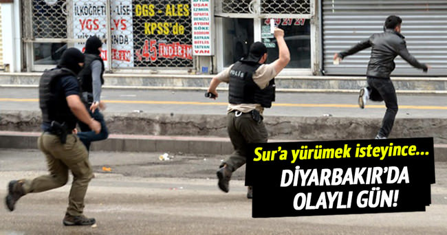 Diyarbakır’da olaylar çıktı