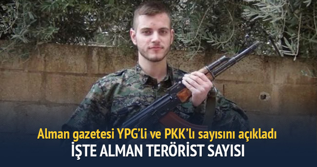 PKK ve YPG’deki terörist Almanların sayısı
