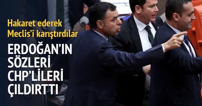 Cumhurbaşkanı Erdoğan’ın sözleri CHP’lileri çıldırttı