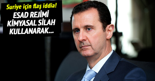 ’Suriye rejimi kimyasal silah kullanıyor’