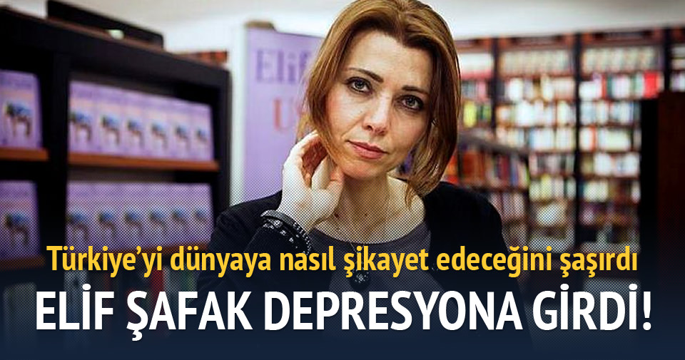 Elif Şafak depresyona girdi