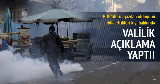 Diyarbakır Valiliği: HDP yöneticisi gazdan değil, kalp krizinden öldü
