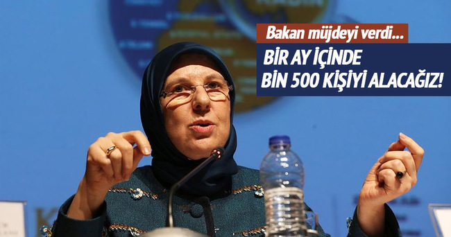 Aile Bakanı Ramazanoğlu Bir aya kadar bin 500 psikolog alacağız