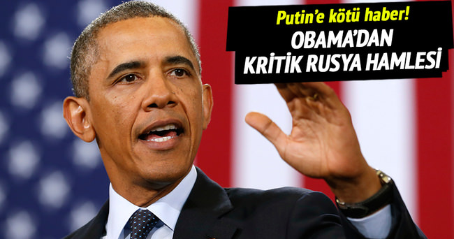 Obama’dan kritik Rusya hamlesi