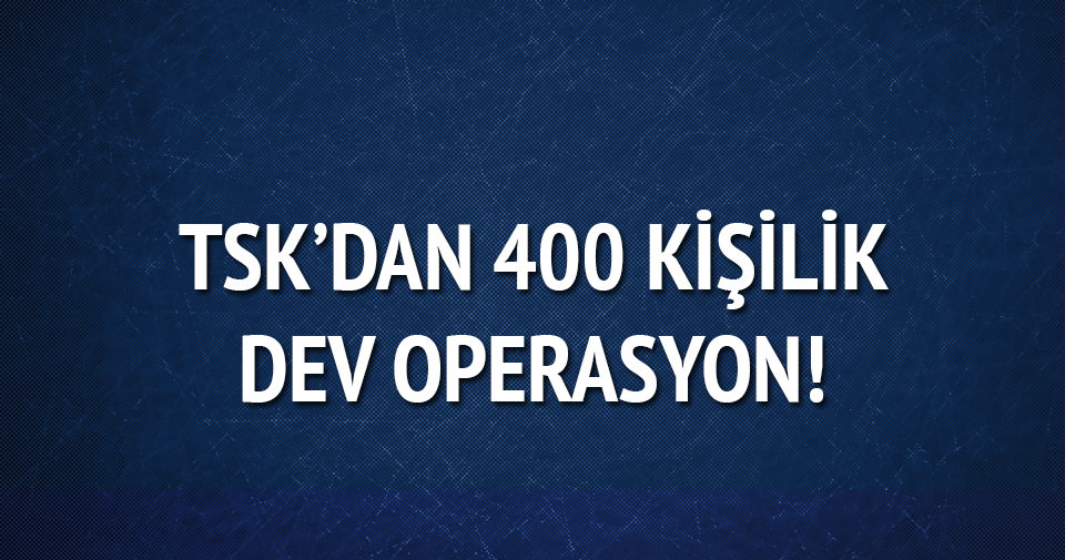 Şanlıurfa’da 300 asker 100 korucuyla PKK’ya operasyon