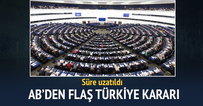 AB’den flaş Türkiye kararı