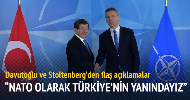 Başbakan Davutoğlu ve Stoltenberg’den ortak açıklama