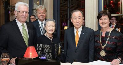2015 Alman Medya ödülü Ban Ki Moon’a verildi