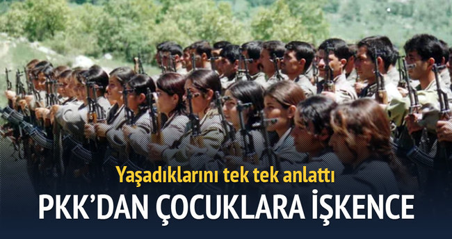 PKK’dan çocuklara hücrede işkence