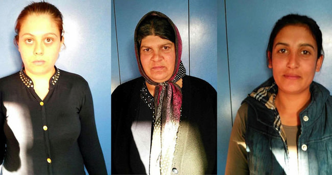 Cezaevinden çıkan 3 kadın yine hırsızlıktan yakalandı
