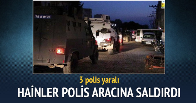 Nusaybin’de zırhlı araca bombalı saldırı: 3 polis yaralı