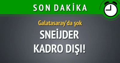 Galatasaray’da o isimler kadro dışı!