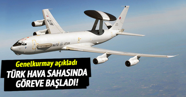 NATO uçağı, Türk hava sahasında