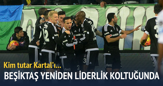 Beşiktaş, Rize deplasmanında liderliğe yükseldi
