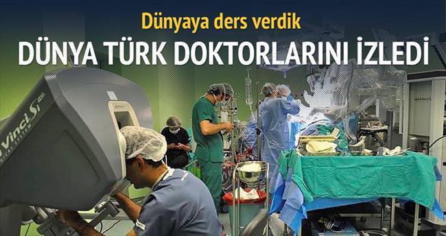 Türk doktorların ameliyatını dünya izledi