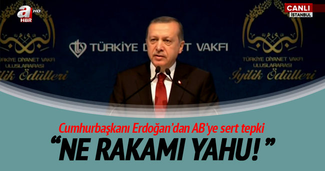 Cumhurbaşkanı Erdoğan’dan AB’ye sert tepki