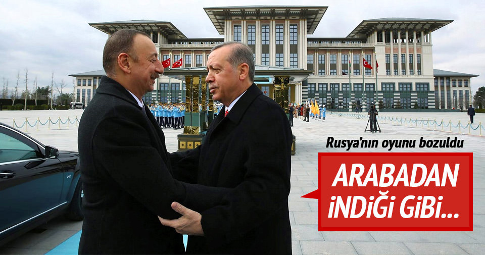 Erdoğan ve Aliyev’den samimi görüntüler