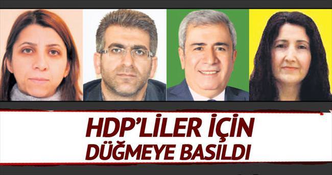 HDP’liler için düğmeye basıldı
