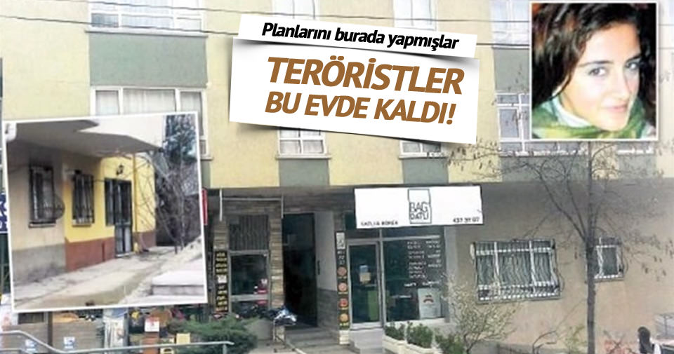 PKK’lı teröristler bu evde kaldı