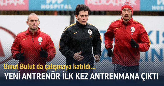 Galatasaray’da Riekerink işbaşı yaptı
