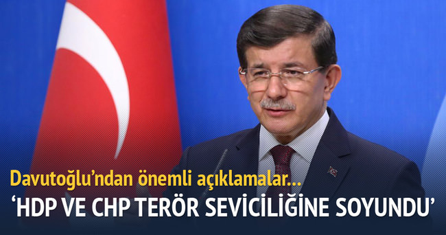 ’HDP ve CHP terör seviciliğine soyundu’