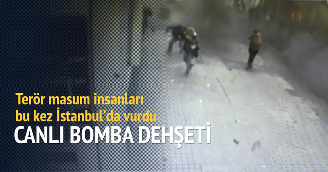 Taksim’de canlı bomba dehşeti