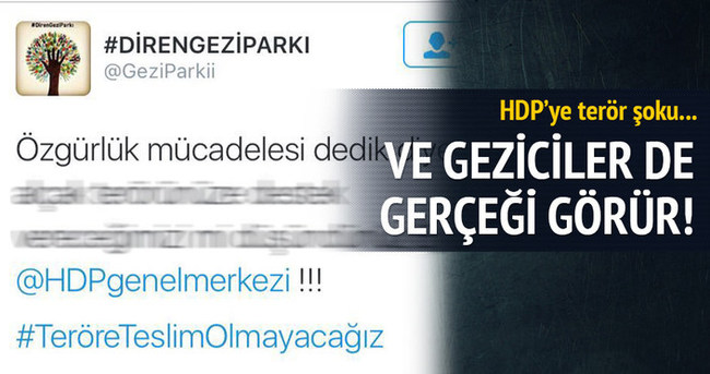 Geziciler’den HDP’ye terör şoku!