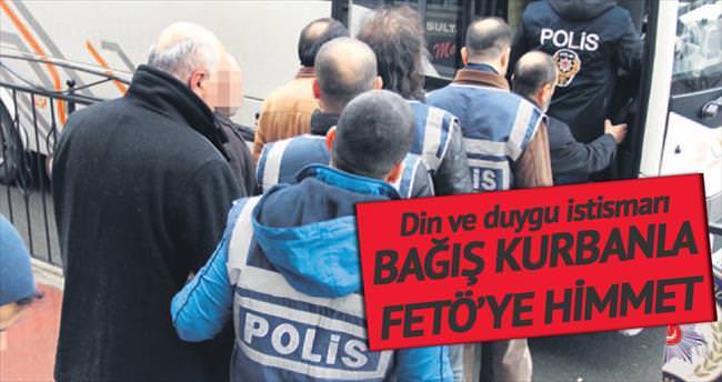 Bağış kurbanla FETÖ’ye himmet!