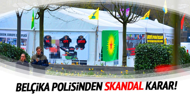 PKK çadırı polis korumasında!