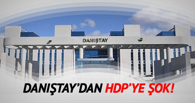 Danıştay’dan HDP Eş Başkanlarına şok!