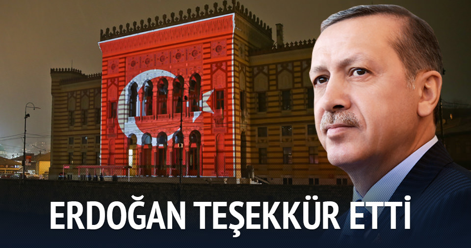 Cumhurbaşkanı Erdoğan’dan Bosna Hersek’e teşekkür