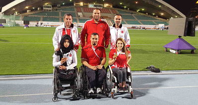 Bağcılarlı engelli milli sporcular Dubai’den madalyalarla döndü