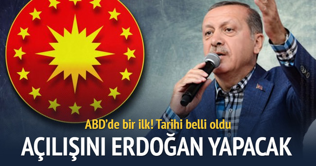 Cumhurbaşkanı Erdoğan ABD’nin ilk Türk İslam merkezini açacak