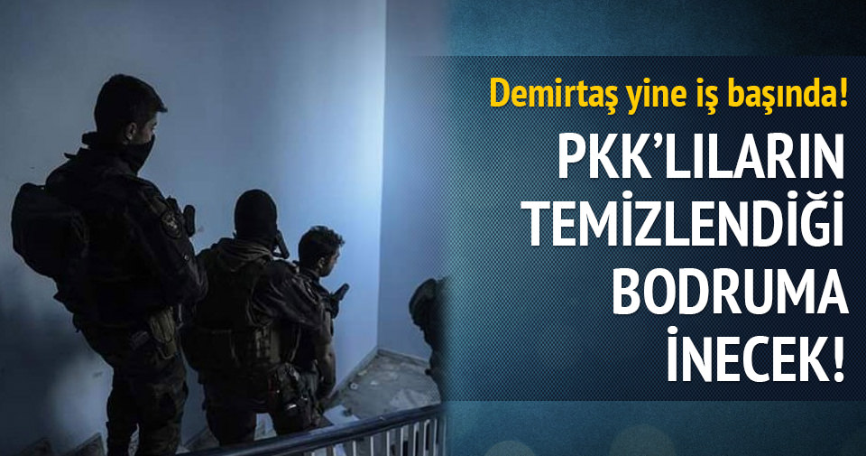 Demirtaş PKK’lıların öldürüldüğü bodruma inecek!