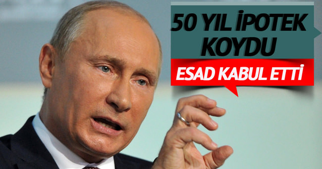 Putin’den Suriye petrolüne 50 yıllık ipotek