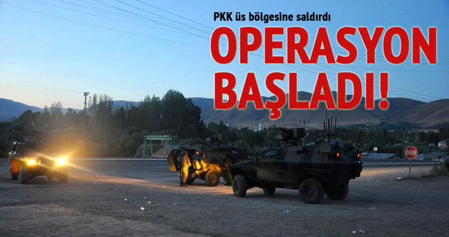 PKK üs bölgesine saldırdı, çatışma çıktı