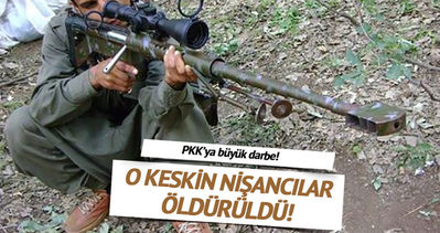PKK’lı keskin nişancılar öldürüldü
