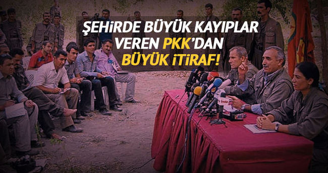 PKK’dan ’hendek’ itirafı!