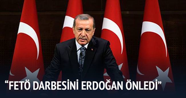 ‘FETÖ darbesini Erdoğan önledi’
