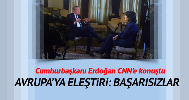 Cumhurbaşkanı Erdoğan’dan Avrupa’ya tepki