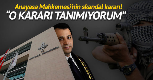 Melih Altınok: AYM’nin kararını tanımıyorum!