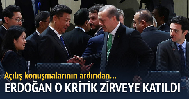 Erdoğan Nükleer Güvenlik Zirvesi’ne katıldı
